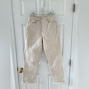 Buck Mason Cream Jeans
